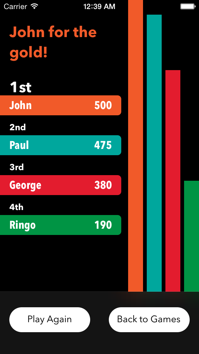 win screen